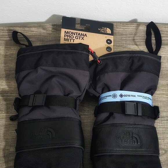 NWT The North Face Men Black Montana Pro GTX Snow Waterproof Ski Mittens Size XL - Picture 3 of 5